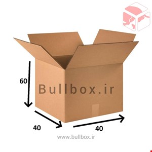 کارتن اسباب کشی نو بدون چاپ پنج لایه سایز 40*40*60
