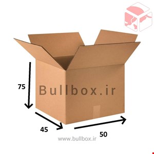 کارتن اسباب کشی نو بدون چاپ سه لایه سایز 50*45*75