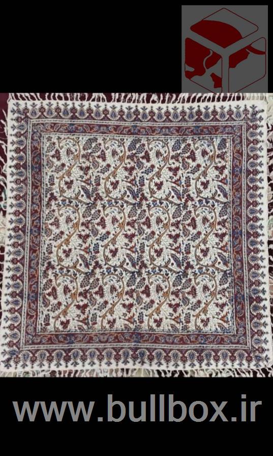 رومیزی و سفره سنتی قلم کاری اصفهان طرح ۳