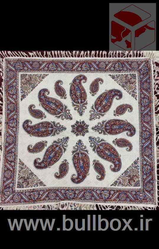 رومیزی و سفره سنتی قلم کاری اصفهان طرح ۴